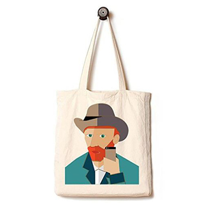 Sac fourre-tout humoristique avec illustration <span class=keywords><strong>de</strong></span> visage <span class=keywords><strong>de</strong></span> célébrité <span class=keywords><strong>de</strong></span> la culture pop parodique, cadeau fantaisie - Product Image 1