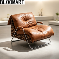 Fauteuil de loisirs de luxe au style populaire, confortable et moelleux, pour salon, bureau et balcon, idéal pour la maison