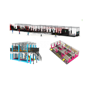 Tùy chỉnh NINJA CHIẾN BINH tất nhiên giàn cấu trúc cho trẻ em và người lớn Ninja trở ngại tất nhiên phòng tập thể dục thiết bị Ninja sân chơi để bán - Product Image 4