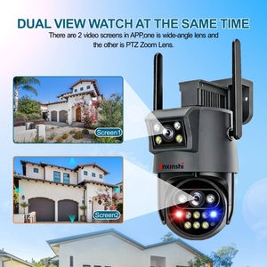 Caméra de sécurité solaire 4G LTE PTZ à double objectif 5K avec enregistrement 24h/24 et détection de mouvement et suivi humain - Product Image 5