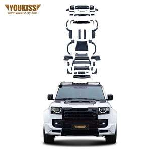 Nouveau kit carrosserie large <span class=keywords><strong>Youkiss</strong></span> pour Defender 2015-2016 avec diffuseur de pare-chocs et tuyau d'échappement, installation facile - Product Image 1