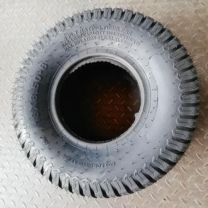 Pneus ATV 18x8.5-8 pour voiturettes de golf, pneus pour tracteurs de pelouse avec 4 valves droites, pneus sans chambre à air pour voiturettes de golf et tondeuses à gazon - Product Image 4