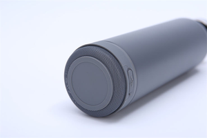 Bouteille d'eau intelligente isotherme personnalisée, 450 ml, thermos sous vide en acier inoxydable 304 avec haut-parleur Bluetooth - Product Image 5