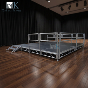 Adjustable Height <b>Stage</b> <b>Platform</b> Heavy Duty Modular Events <b>Stage</b> <b>Platform</b> - Product Image 1