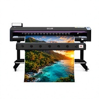Imprimante jet d'encre éco-solvant grand format série JD 1,55-1,85 m à tête d'impression unique pour l'impression de bannières en vinyle