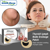 Patch naturel de drainage des ganglions thyroïdiens, 20 autocollants à base de plantes pour le soulagement des gonflements du cou et les soins lymphatiques