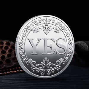 YES or NO <strong>Decision</strong> <strong>Coins</strong> Metal Engraved Gold/Silver Plated Customized Metal Souvenir <strong>Coin</strong> - Product Image 6