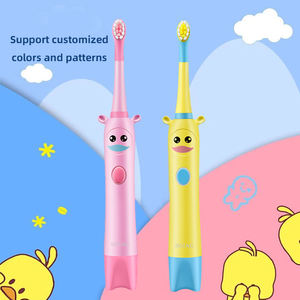 Brosse à dents électronique pour enfants, lot de 2 têtes, pas besoin de charge, alimentée par piles AAA, étanche IPX7, 3 modes de nettoyage - Product Image 5