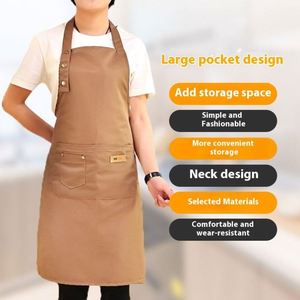 Customizable Personalized Badge <b>Aprons</b>, Stain-Resistant Cleaning for Home and Commercial Use, Adjustable <b>Aprons</b> - Product Image 6