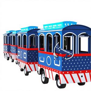 Train touristique à vapeur pour enfants, équipement d'amusement pour centres commerciaux, usine de projets - Product Image 1