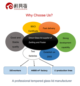 Kính đồ nấu nướng Nắp Pan nắp bìa Tempered Glass nắp với Knob cho chậu và chảo - Product Image 6