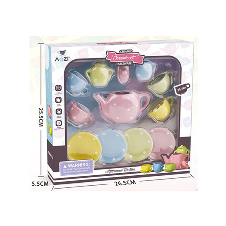 Самая популярная пластиковая детская чайная чашка, игрушка, набор жестяных чайников с игрушкой-десертом