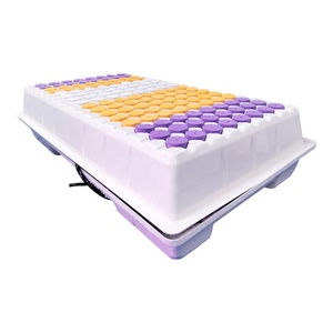 2022 newest 128 cells aeroponics clone box mist hydroponics system seedling growing tray with water pump and color sponge