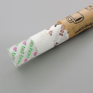 Waxed Greaseproof Custom logo <b>Paper</b> Sandwich Food Wrap <b>Wrapping</b> Restaurant Printed <b>Burger</b> <b>Paper</b> - Product Image 6