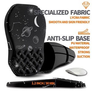 手首サポートキーボードコンピュータゲーム用マウスパッドデスクパッド人間工学に基づいたメモリ発泡マウスパッド非スリップPUベースホームオフィス用 - Product Image 6