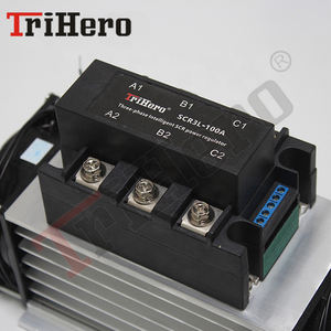 Üç fazlı <span class=keywords><strong>SCR</strong></span> güç regülatörü, <span class=keywords><strong>SCR</strong></span> voltaj regülatörü, SCR3-100A, kontrol sinyali 0-10V,4-20mA, potansiyometre - Product Image 4