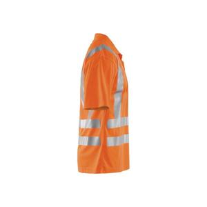 BLAKLADER - 339110115300S UV <b>Polo</b> Shirt Hi-Vis <b>Orange</b> - EAN 7330509501115 HI-VIS WORKWEAR - Product Image 4