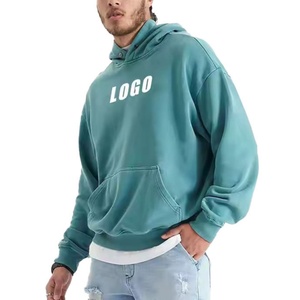 Sweat à capuche délavé de haute qualité, 500 g/m², en molleton français, streetwear, sweat à capuche pour hommes, sweat à capuche personnalisé délavé pour hommes - Product Image 2