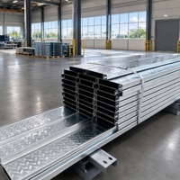 Plancher en acier |   Système de mezzanine non en béton |   Panneaux de sol secs préfabriqués pour la construction de bâtiments en acier