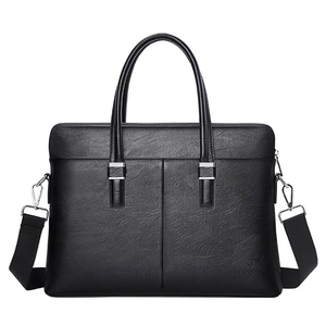 Fábrica de China al por mayor venta al por mayor nuevo estilo de <span class=keywords><strong>los</strong></span> hombres bolso maletín mensajero de cuero PU bolsa para enviar el mismo bolso de embrague de 14 pulgadas - Product Image 3