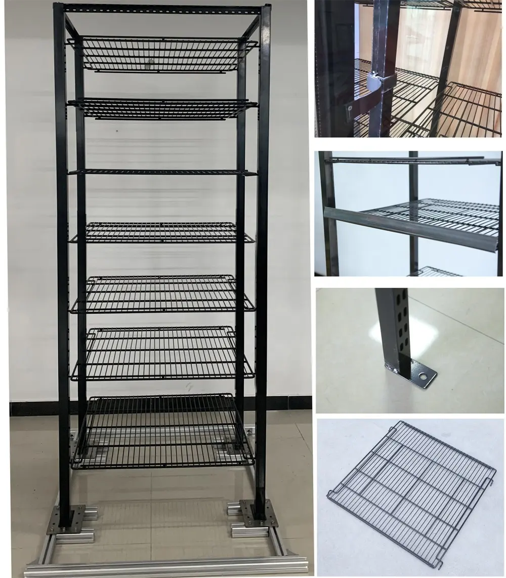 Rak Stainless Steel untuk Tampilan Pendingin Jalan