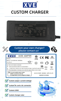 Chargeur XVE 42V 2A pour vélo électrique Engwe |   Chargeur de batterie Li-ion 36V |   Certifié CE, CB, FCC, RoHS XVE-4200200