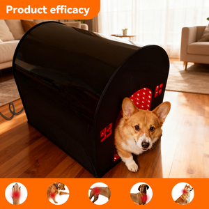 Evcil Hayvan Sağlığı için Kırmızı Işık Terapisi Köpek Kulübesi - Yatıştırıcı Ağrı Giderici ve Rahatlama - Product Image 4