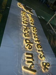 Letrero Comercial Personalizado Carrey de Acero Inoxidable con Retroiluminación LED para Exteriores, con Enchufe, Impermeable IP54, para Hogar, Centro Comercial, Oficina, Tiendas, Bares - Product Image 6
