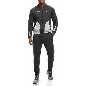 FOXA Ensemble de survêtement 2 pièces pour homme, manches longues, sportif, respirant, taille M adulte - Product Image 2