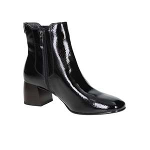 Bottines pour femme <span class=keywords><strong>Tamaris</strong></span> <span class=keywords><strong>en</strong></span> <span class=keywords><strong>cuir</strong></span> verni <span class=keywords><strong>noir</strong></span> à talon bloc mi-mollet - Product Image 6