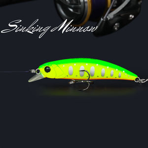 Leurre de pêche mé<span class=keywords><strong>n</strong></span>é appâts durs artificiels naufrage nouveau matériel 60mm 6.5g Jerkbait Wobbler truite brochet bar - Product Image 6