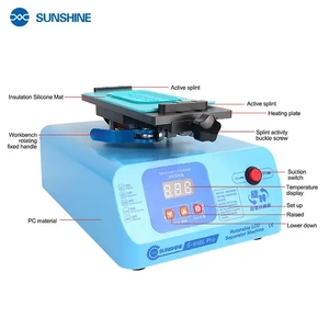 Separador de Pantalla Rotatorio <span class=keywords><strong>Sunshine</strong></span> S-918L Pro, Separación al Vacío de LCD para Pantallas Curvas y Planas, Reparación de Teléfonos Móviles - Product Image 5