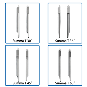 เครื่องตัด Summa <span class=keywords><strong>T</strong></span> ทังสเตนใบมีดตัดบิตแกะสลักชนิด <span class=keywords><strong>T</strong></span> สำหรับเครื่องตัดไวนิลล็อตเตอร์30/45/60องศา - Product Image 2