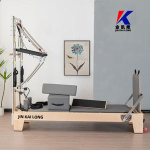Balançoire demi-surélevée Pilates Reformer avec tour Demi-<span class=keywords><strong>position</strong></span> pour l'entraînement <span class=keywords><strong>Yoga</strong></span> Lit Body Balance Pilates Reformers Machine - Product Image 3