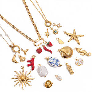 Bracelet et Collier Personnalisables en Acier Inoxydable 316L Plaqué Or PVD 14k 18k avec Breloque Mousqueton pour Bijoux DIY - Product Image 4