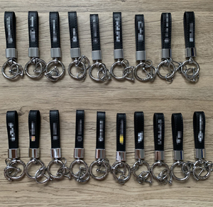 Wholesale Metal Leather Auto Branded Car <strong>Keychains</strong> - Product Image 3