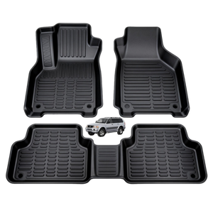 Juego Completo de Alfombrillas para Auto de Lujo, Cortadas con Láser, para Todo Clima, Alfombrillas 3D de TPE para Mitsubishi <span class=keywords><strong>Nativa</strong></span> / Pajero Sport 2008-2016 - Product Image 1