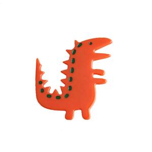 Pince à cheveux et épingle en acrylique fantaisie de haute qualité, motif dinosaure vert, mignonne et tendance, pour accessoires de fête pour filles - Product Image 6