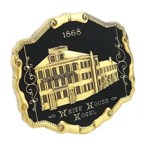 3D Strong Effect Hotel monedas de oro challenge souvenir metal coin