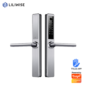 Liliwise thép không gỉ không thấm nước thông minh khóa ngoài trời tuya ttlock Wifi <span class=keywords><strong>Keyless</strong></span> khóa cửa thông minh với API - Product Image 1