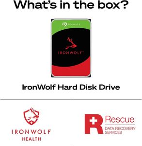 For 12TB NAS <b>Internal</b> Hard <b>Drive</b> CMR 3.5 Inch 6Gb/s 7200 RPM 256MB Metal ST12000VN0008 12TB Capacity Stores Massive Amounts of D - Product Image 4