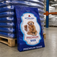 Emballage personnalisé imprimé 1Kg 2.5Kg 3Kg 5Kg Sac d'emballage pour aliments pour animaux de compagnie (chiens et chats) en plastique BOPP/CPP/PA/PET à fond plat
