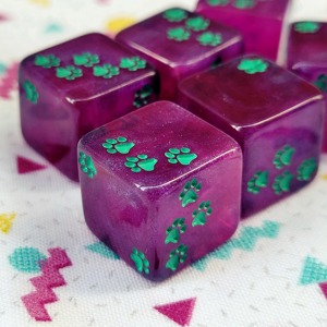 Dados de casino de 6 caras, dados de Pata de Gato de colores surtidos, 16mm para Tenzi, <span class=keywords><strong>Farkle</strong></span>, Yahtzee, Bunco o enseñanza de matemáticas - Product Image 4