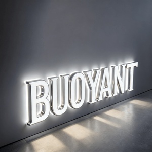 <b>Illuminated</b> Outdoor Advertising 3D Wall Letter Sign Shop Front Backlit Channel Letters Led Light Sign - Product Image 1