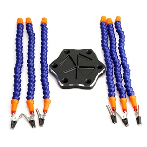 <strong>Soldering</strong> Helping Hand Third <strong>Soldering</strong> 6 Claw Flexible Arm <strong>Soldering</strong> Iron Holder PCB Welding Repair Tool <strong>Soldering</strong> Station - Product Image 5