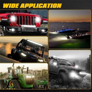 22 pouces 288W étanche Combo barre lumineuse <span class=keywords><strong>LED</strong></span> <span class=keywords><strong>Triple</strong></span> rangée pour véhicules tout-terrain camion voiture ATV SUV pour Jeep bateau pour Jeep - Product Image 6