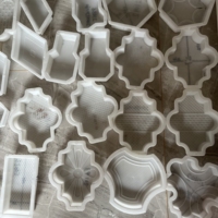 Feuille d'érable hexagonale rentable modèle 17126 moule de pavage de brique de pavage en béton