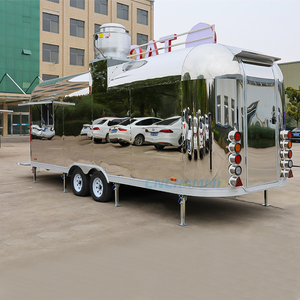 Remorque Food Truck Moderne d'Extérieur Entièrement Équipée <span class=keywords><strong>pour</strong></span> Frites, Jus, Churros, Hot-dogs, Pizza, Café – Kiosque Mobile <span class=keywords><strong>pour</strong></span> Mariages - Product Image 5