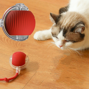Bite-resistant Automatic Teaser Ball <b>Cat</b> <b>Toy</b> Ball High Self Amusement Reliever With Rope Pet Supplies Jumping Ball Pet <b>Toy</b> - Product Image 3
