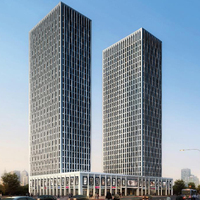 Venta caliente prefabricado de gran altura de acero edificio de apartamentos fábrica CENTRO COMERCIAL